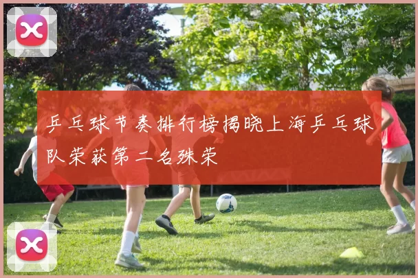 乒乓球节奏排行榜揭晓上海乒乓球队荣获第二名殊荣