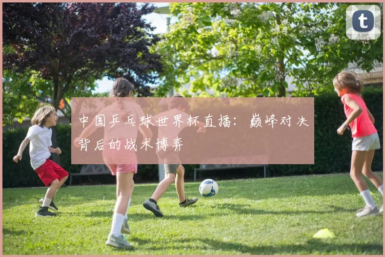 中国乒乓球世界杯直播：巅峰对决背后的战术博弈